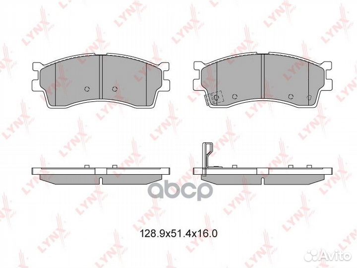 Колодки тормозные дисковые перед BD4403 LYN