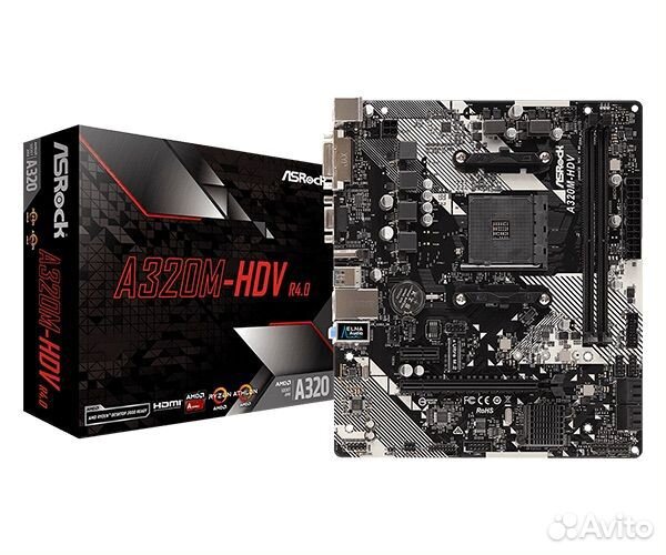 Материнская плата ASRock A320M-HDV