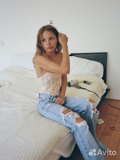 Боди zara новое с пайетками M