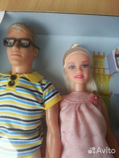 Куклы мама и папа новые в упаковке defa lucy