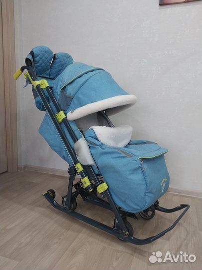 Санки коляска ника 7-3