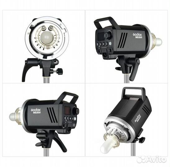Вспышка студийная Godox MS300/MS300V/MS200V