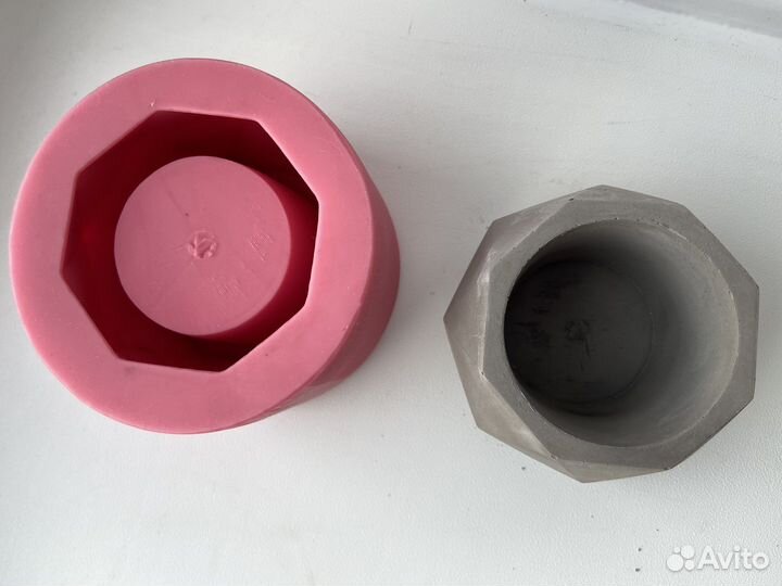 Силиконовая форма молд для бетона и гипса