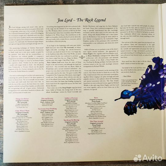 Celebrating Jon Lord. The Rock Legend. Vol.1 2018