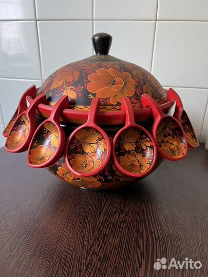 Супница хохлома новая