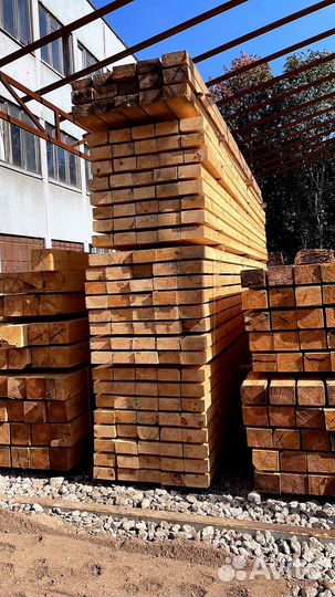 Брус обрезной 100х200х6000мм от производителя