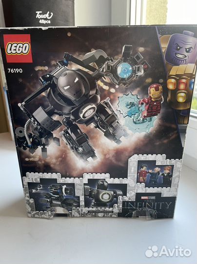 Лего железный человек 76190