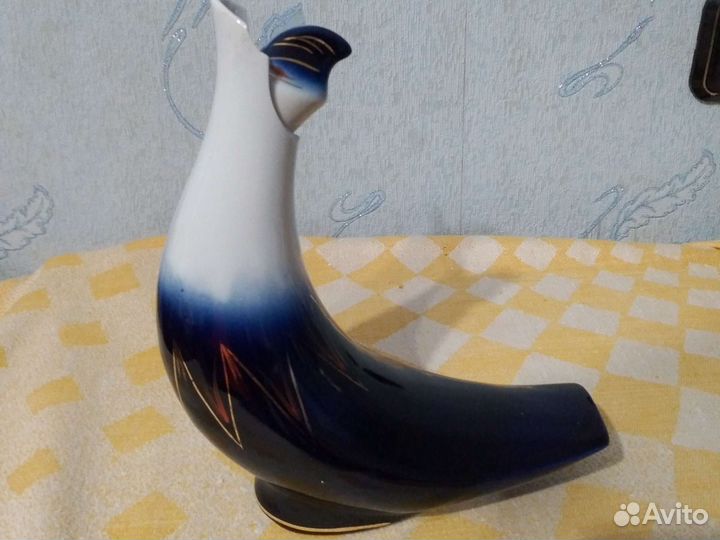 Фарфоровая статуэтка птичка СССР