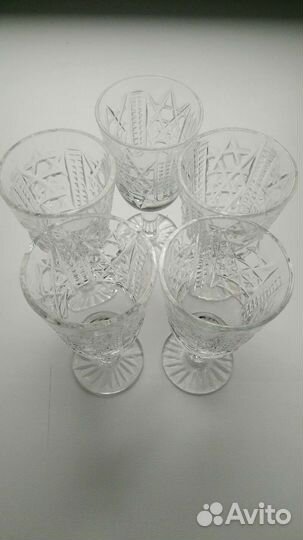 Рюмки стопки хрустальные времен СССР