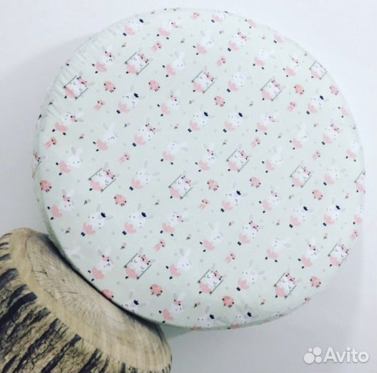 Круглый матрас 75*75 в кроватку Amoremio