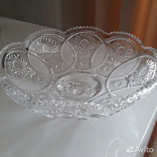 Ваза для фруктов на ножке СССР