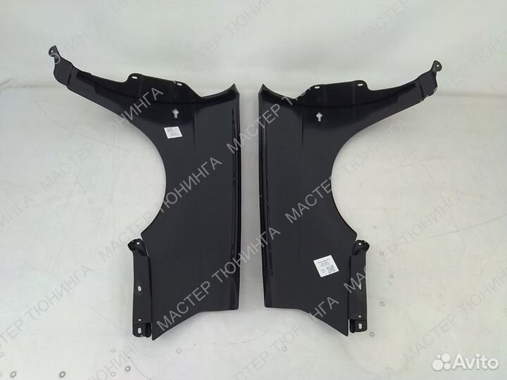 Крылья приора комплект абс пластик