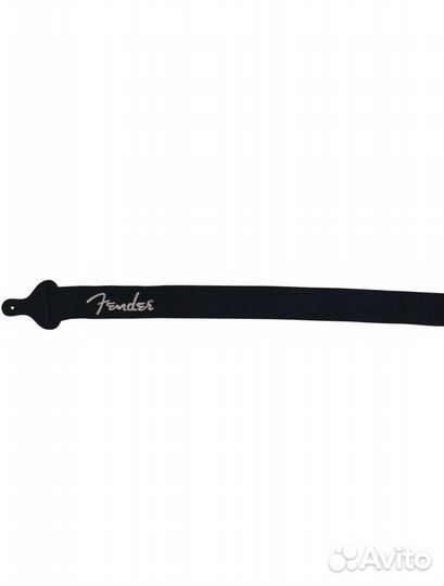 Fender Black Strap/Grey Logo ремень для гитары
