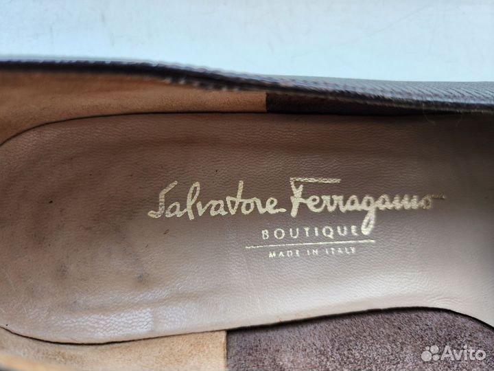 Туфли женские лоферы 39 р Salvatore Ferragamo