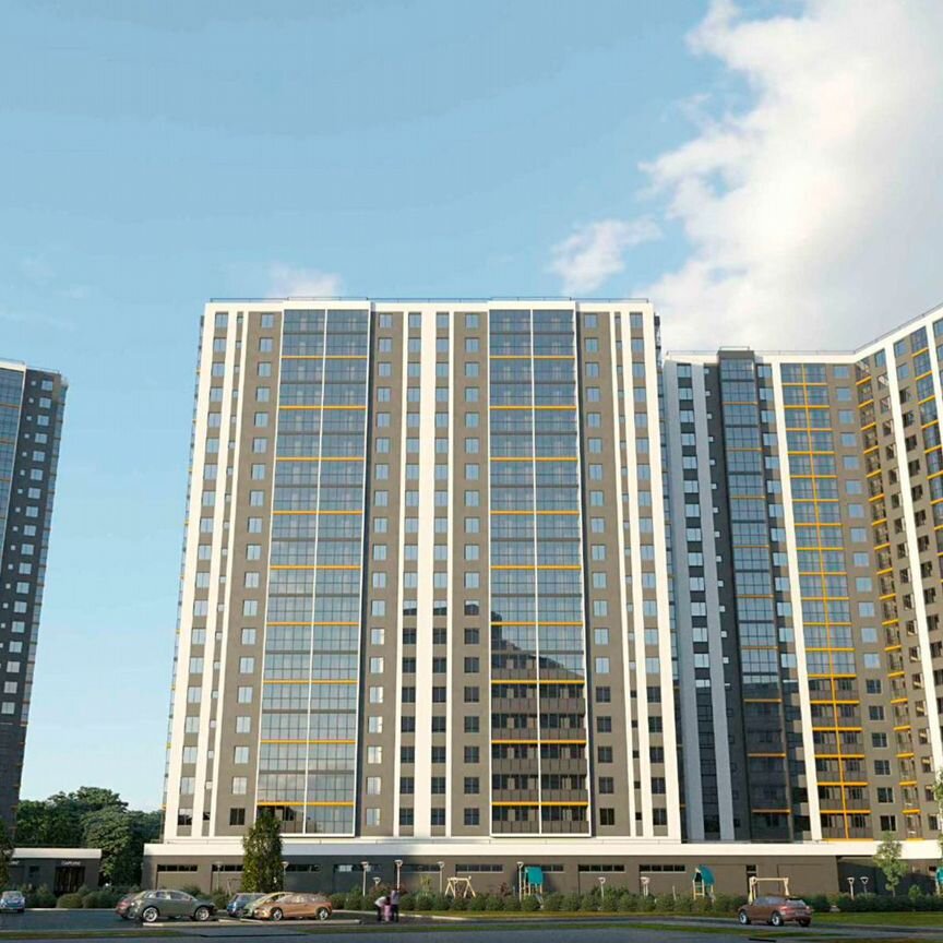 2-к. квартира, 54 м², 6/18 эт.