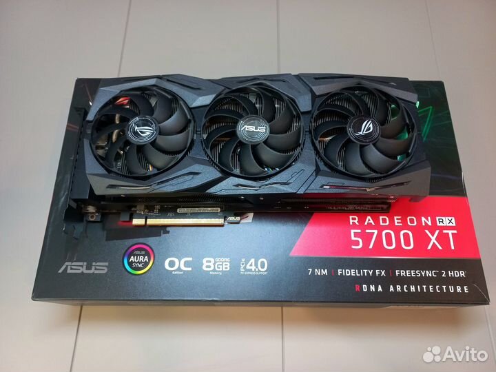 Видеокарта asus RX 5700 XT 8Gb