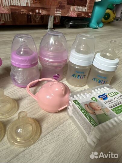 Бутылочки молокоотсос ушные палочки