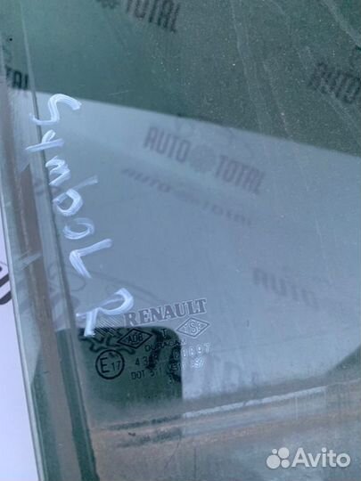 Стекло двери заднее правое Renault Symbol K7JA700