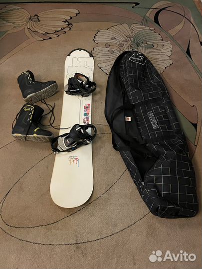 Сноуборд комплект burton Salomon atomic