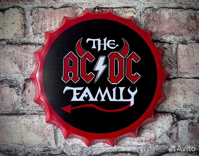 Декор на стену The AC/DC Family