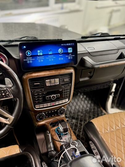 Монитор android 13 на Mercedes G class