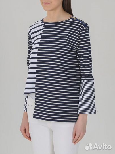 Лонгслив хлопковый в полоску Stella McCartney