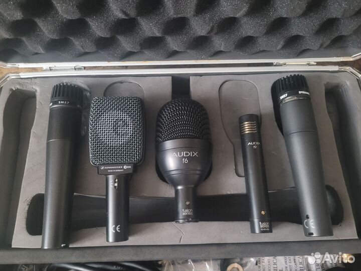 Комплект микрофонов Audix/Shure/Sennheiser