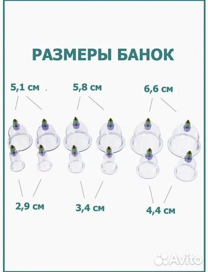 Банки для хиджамы, вакумные банки для массажа