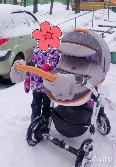 Коляска 2 в 1 bebe mobile