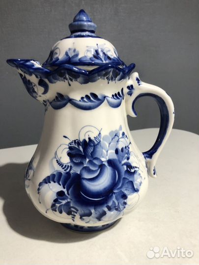 Глиняный кувшин,Гжель