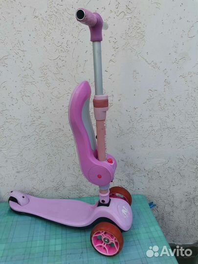 Самокат детский трехколесный бу
