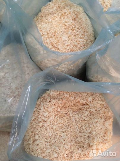 Опилки (стружка) в мешках