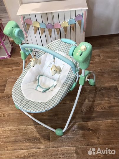 Детские качели шезлонг