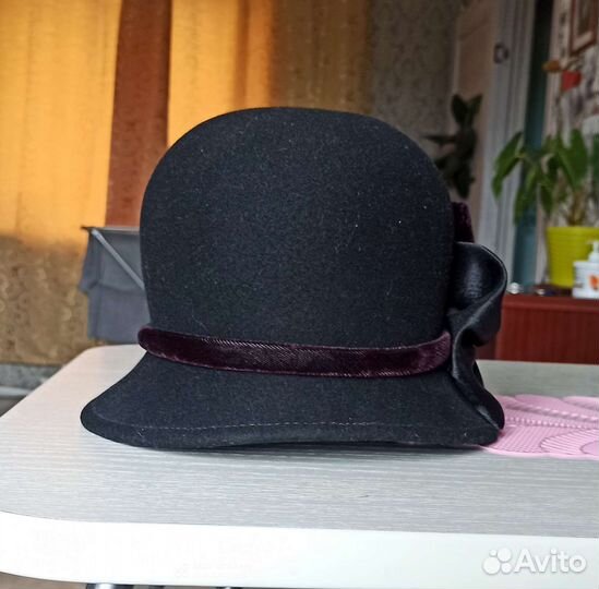 Шляпа фетровая женская