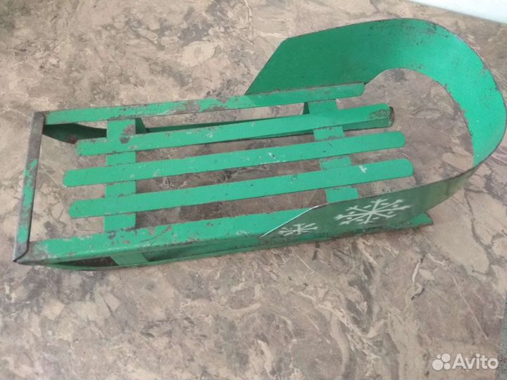 Лейка,Кроватка и Санки для кукол ретро