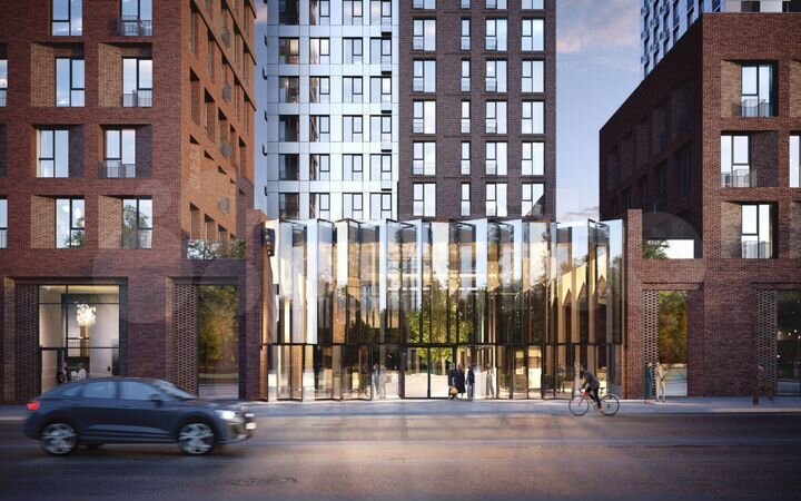 1-к. апартаменты, 17,8 м², 6/21 эт.