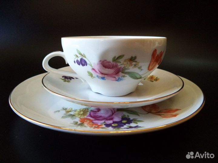 Чайные / кофейные трио фарфор Германия