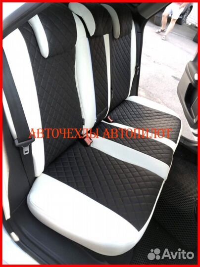 Чехлы Автопилот Ford Mondeo 4 Tit. из экокожи Ромб