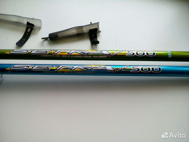 Удочки setra 4, 5 и 6 метров, карбон