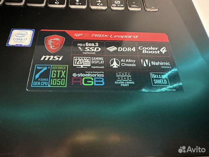 Игровой ноутбук msi