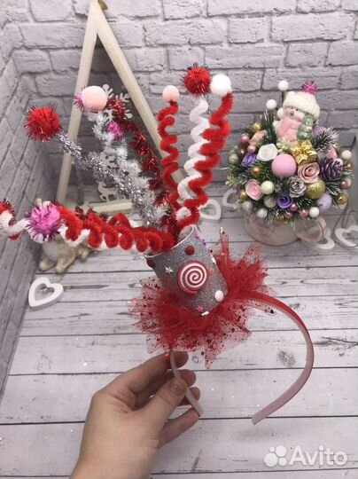 Ободок хлопушка