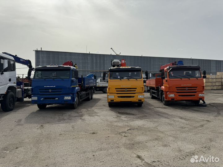 КАМАЗ 65115 с КМУ, 2024