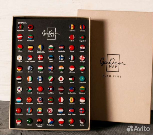 Пины для карты мира