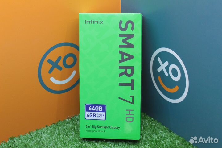 Телефон Infinix Smart 7 HD 64Gb Ram 2Gb Ink Black