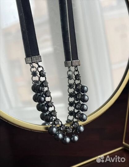 Колье чокер с жемчугом