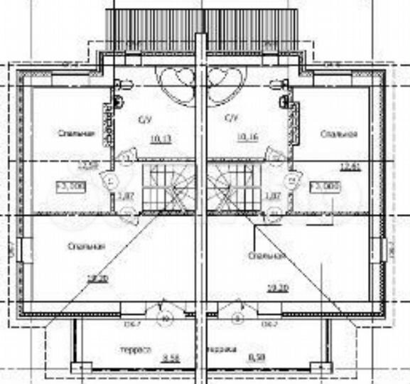 Таунхаус 135 м² на участке 3 сот.