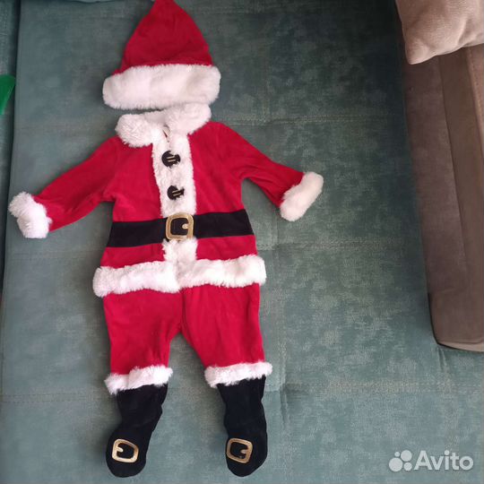Детский Новогодний костюм Деда мороза