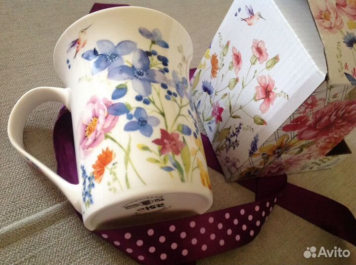 Кружка чайная в подарочной коробке nov