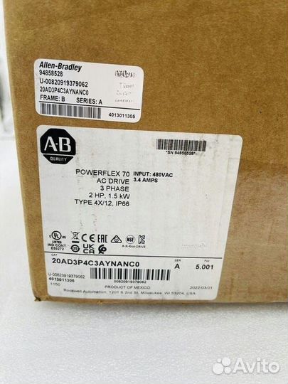 Allen-Bradley 20AD3P4C3aynanc0