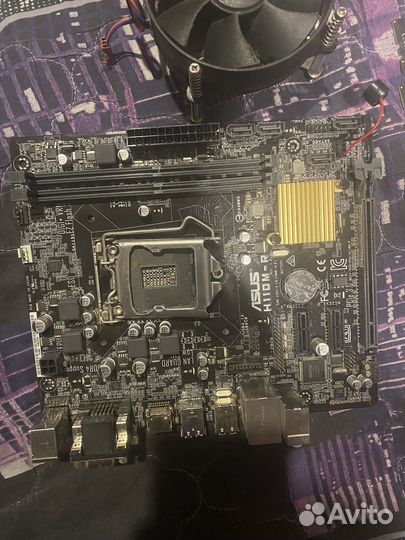 Материнка, оператива, видеокарта, проц